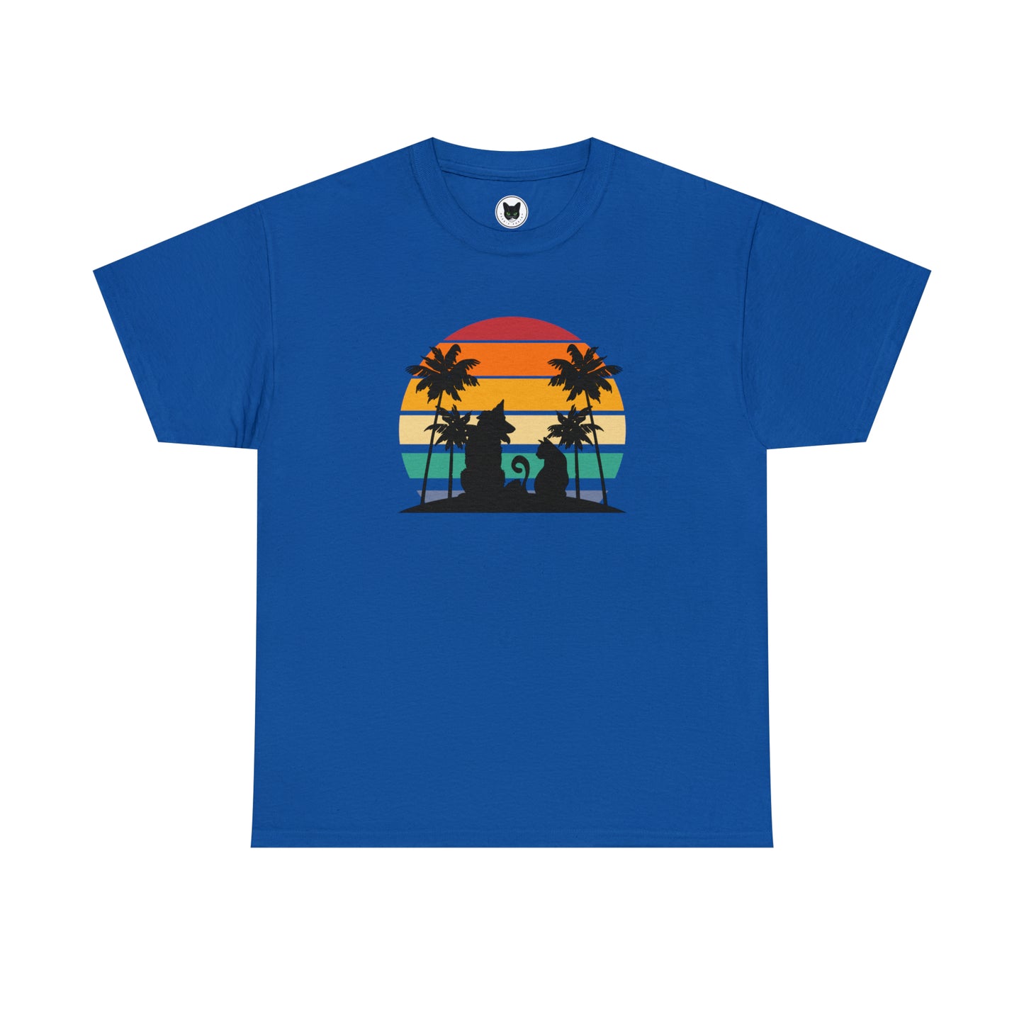 Sunset Paws unisex Heavy Cotton Tee