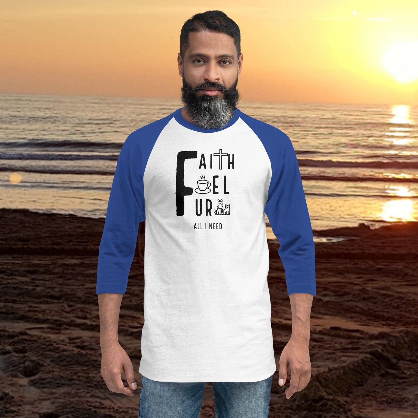 Faith, Fuel, Fur- All I Need: Baseball T-shirt
