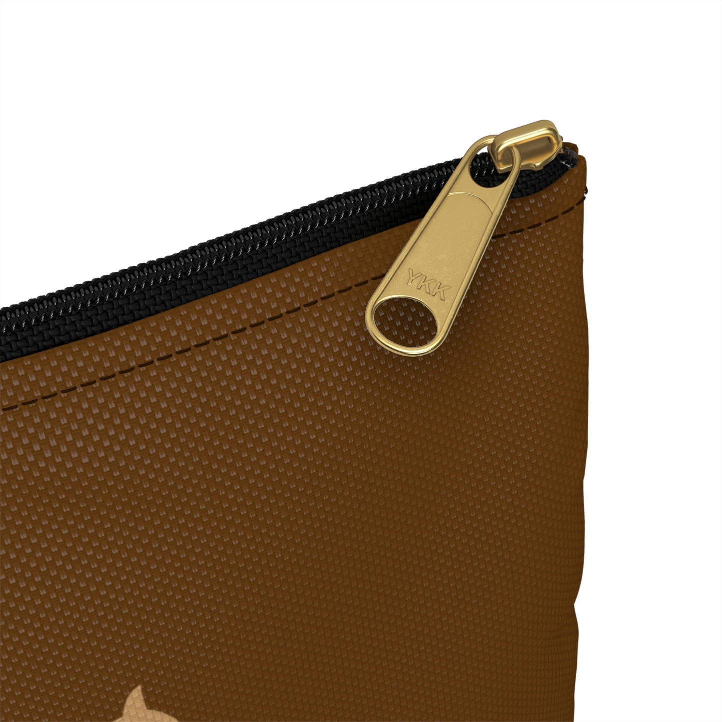 Faith & Fur Make Everything Better: Accessory Pouch (Brown)