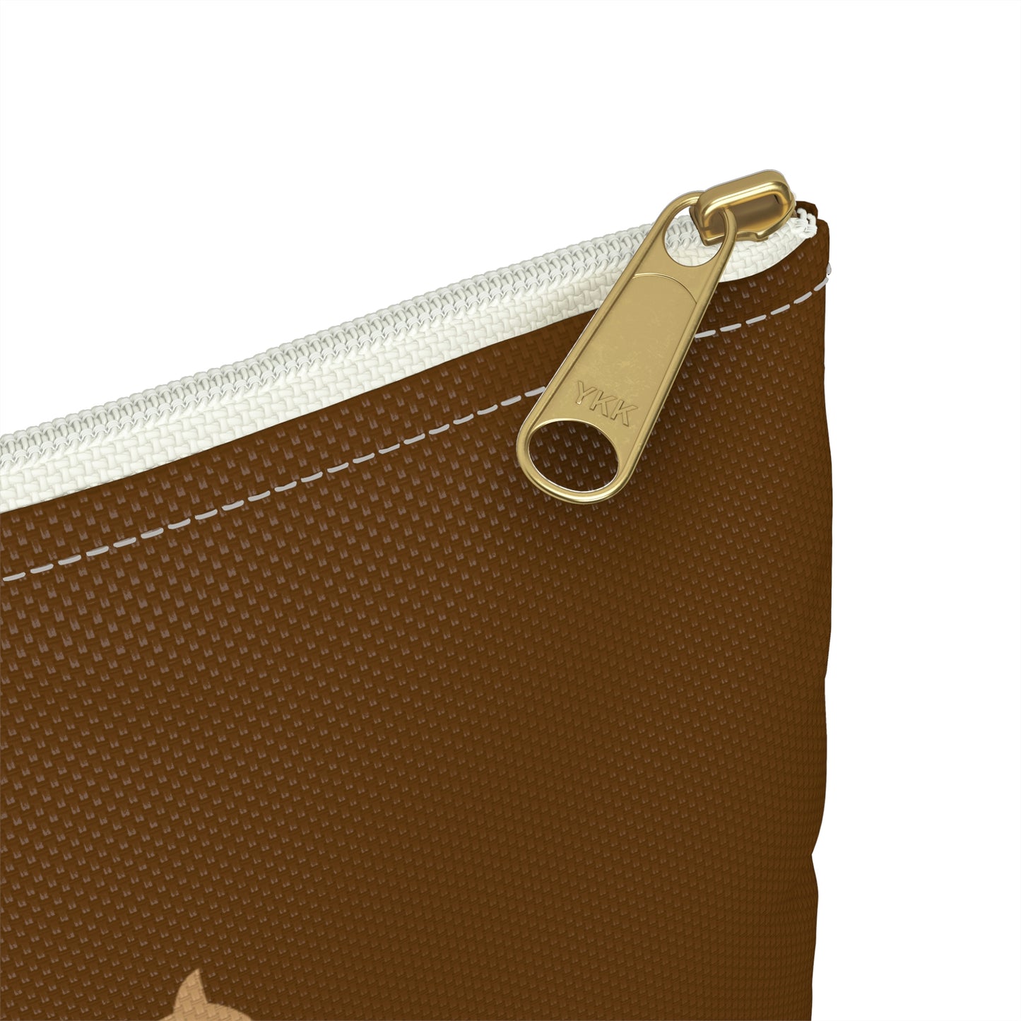 Faith & Fur Make Everything Better: Accessory Pouch (Brown)