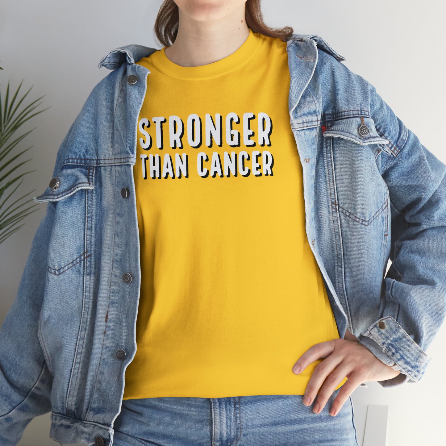 Chemo Cat Collection - Stronger than Cancer T-Shirt: Unleash Your Resilience in Style!