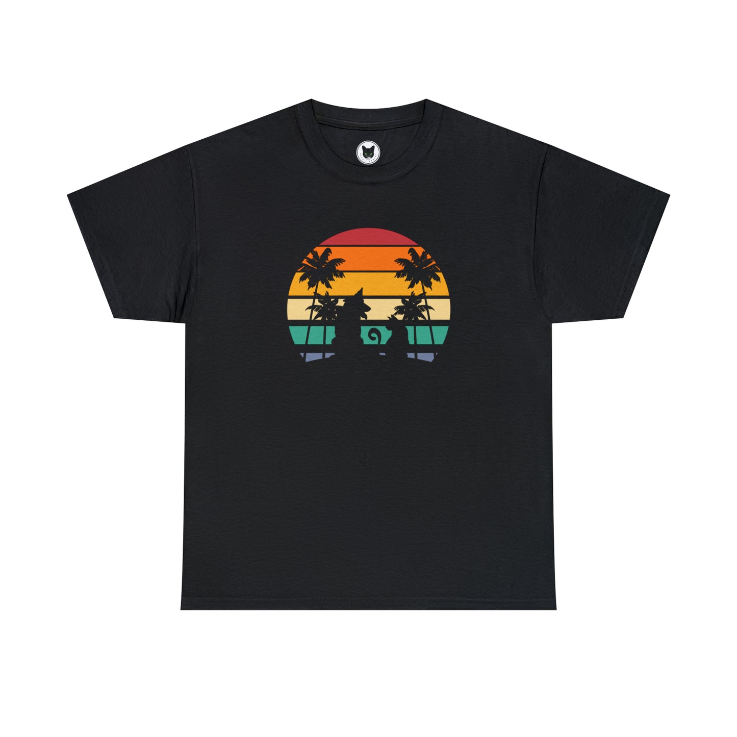 Sunset Paws unisex Heavy Cotton Tee