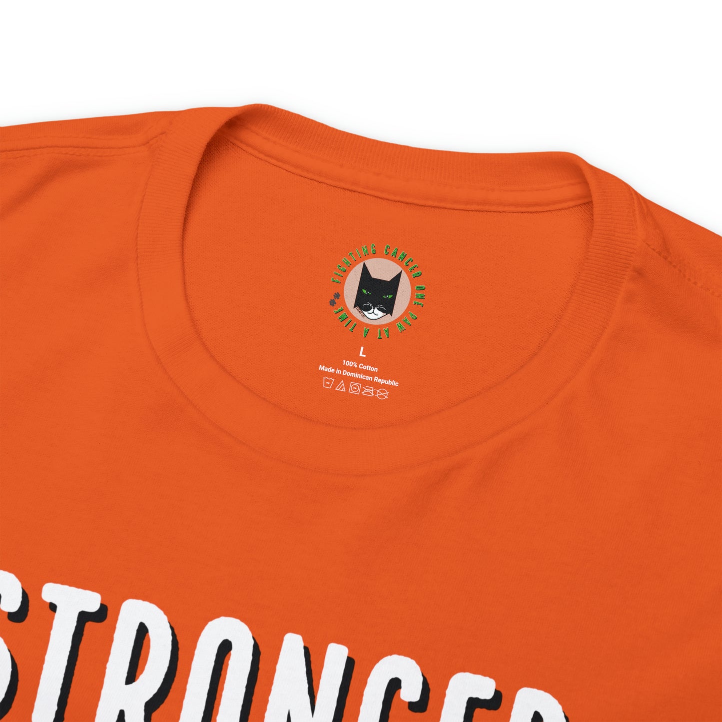 Chemo Cat Collection - Stronger than Cancer T-Shirt: Unleash Your Resilience in Style!