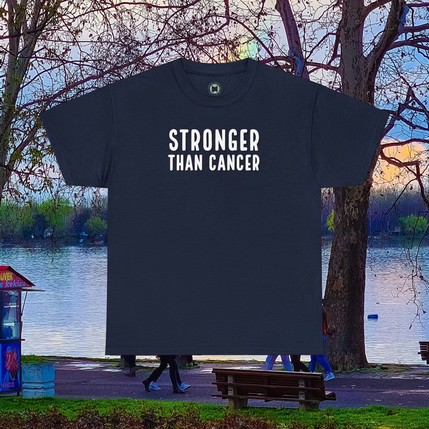 Chemo Cat Collection - Stronger than Cancer T-Shirt: Unleash Your Resilience in Style!