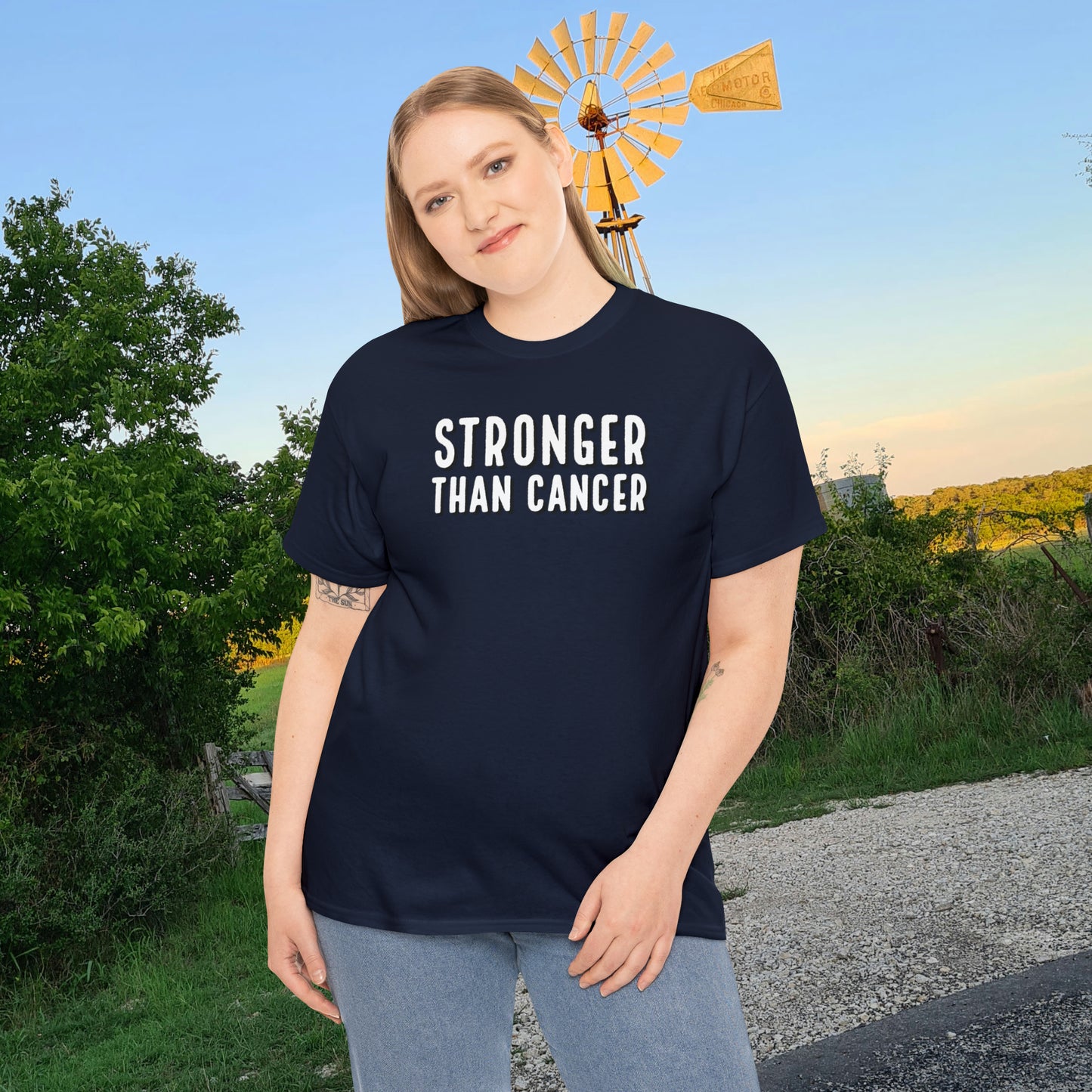 Chemo Cat Collection - Stronger than Cancer T-Shirt: Unleash Your Resilience in Style!