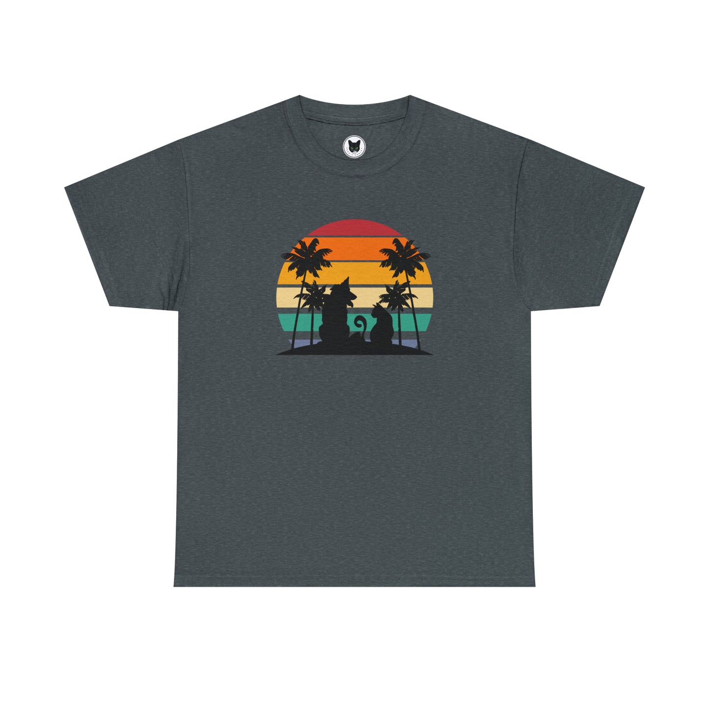 Sunset Paws unisex Heavy Cotton Tee