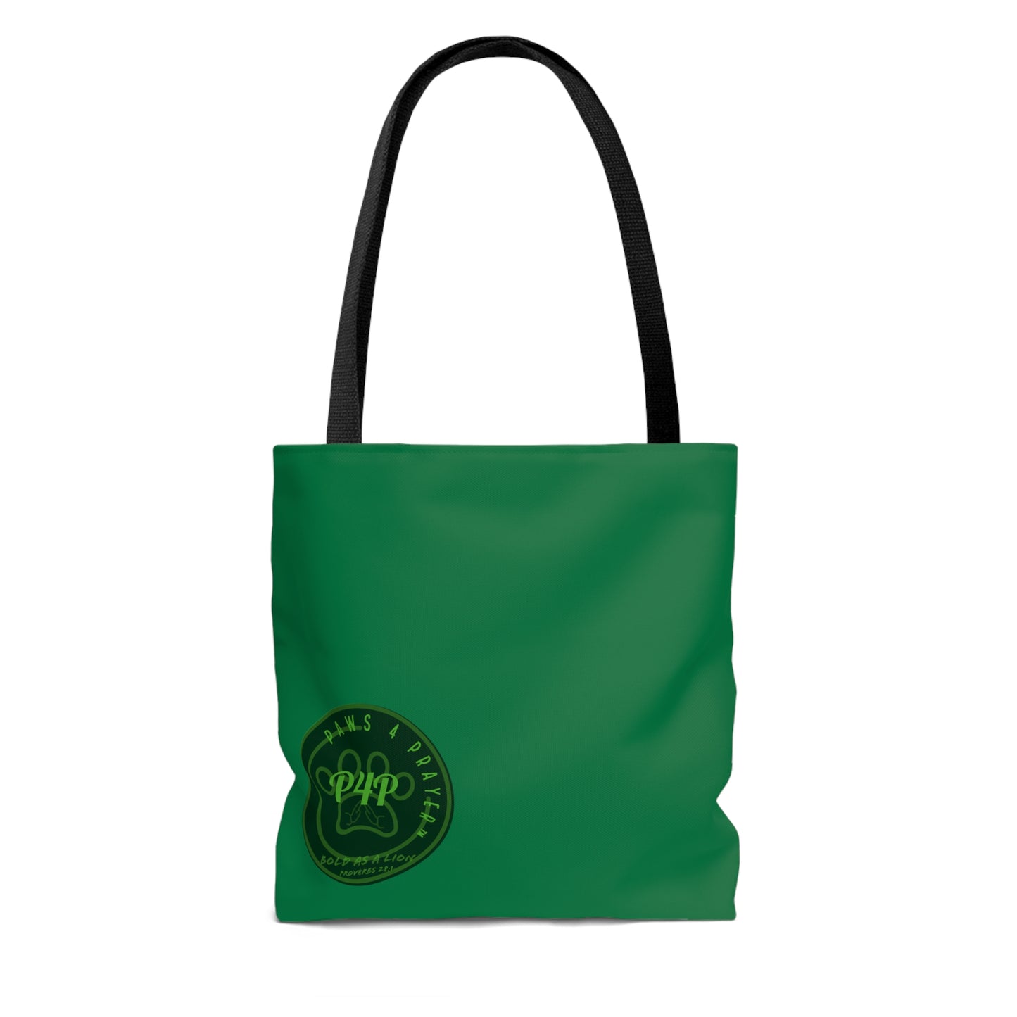 All I need! Christ, Coffee, Cat: Tote Bag (Irish Green)