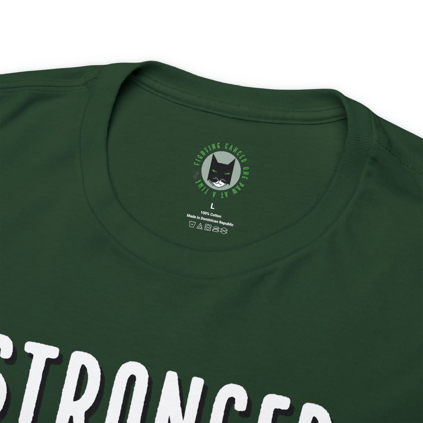 Chemo Cat Collection - Stronger than Cancer T-Shirt: Unleash Your Resilience in Style!