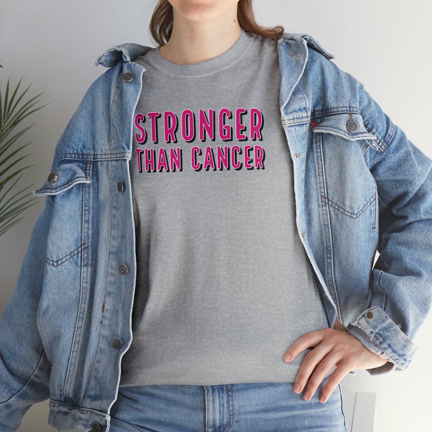 Chemo Cat Collection - Stronger than Cancer T-Shirt: Unleash Your Resilience in Style!