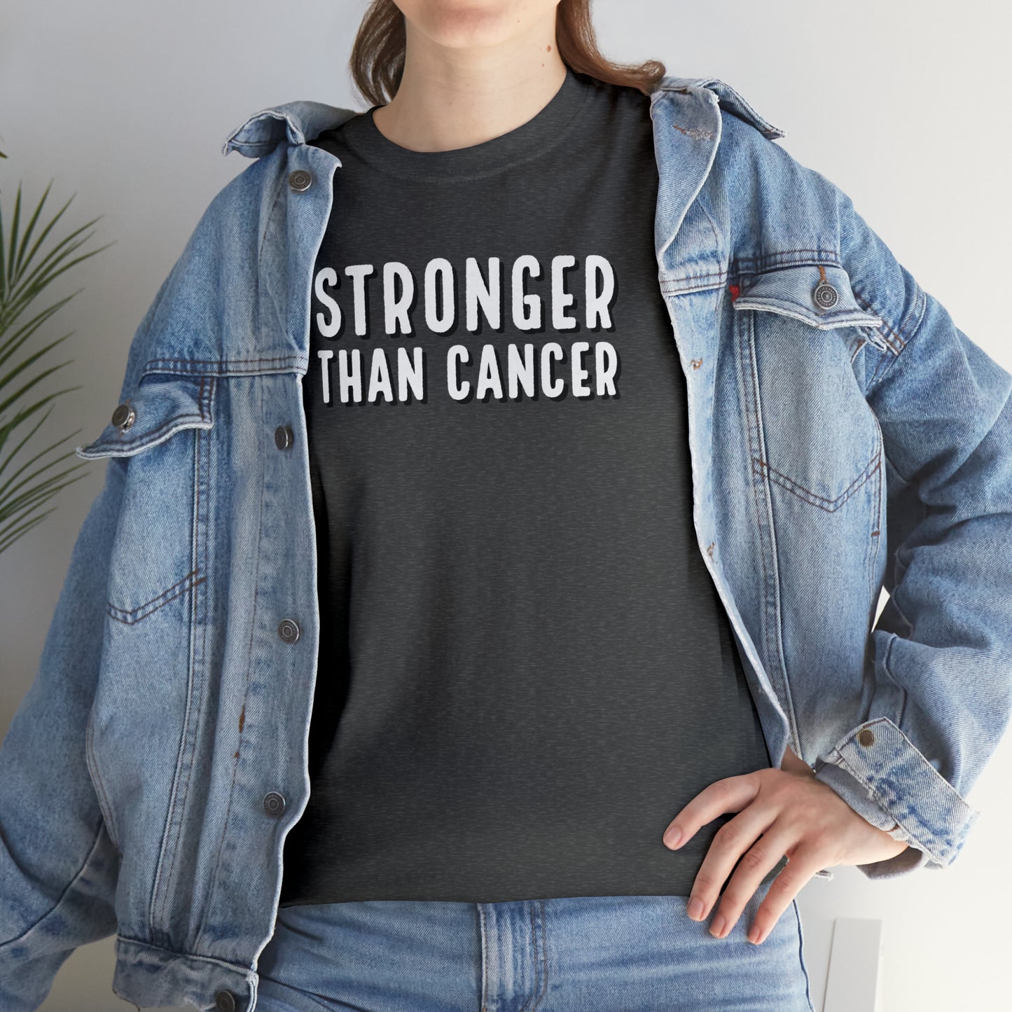 Chemo Cat Collection - Stronger than Cancer T-Shirt: Unleash Your Resilience in Style!