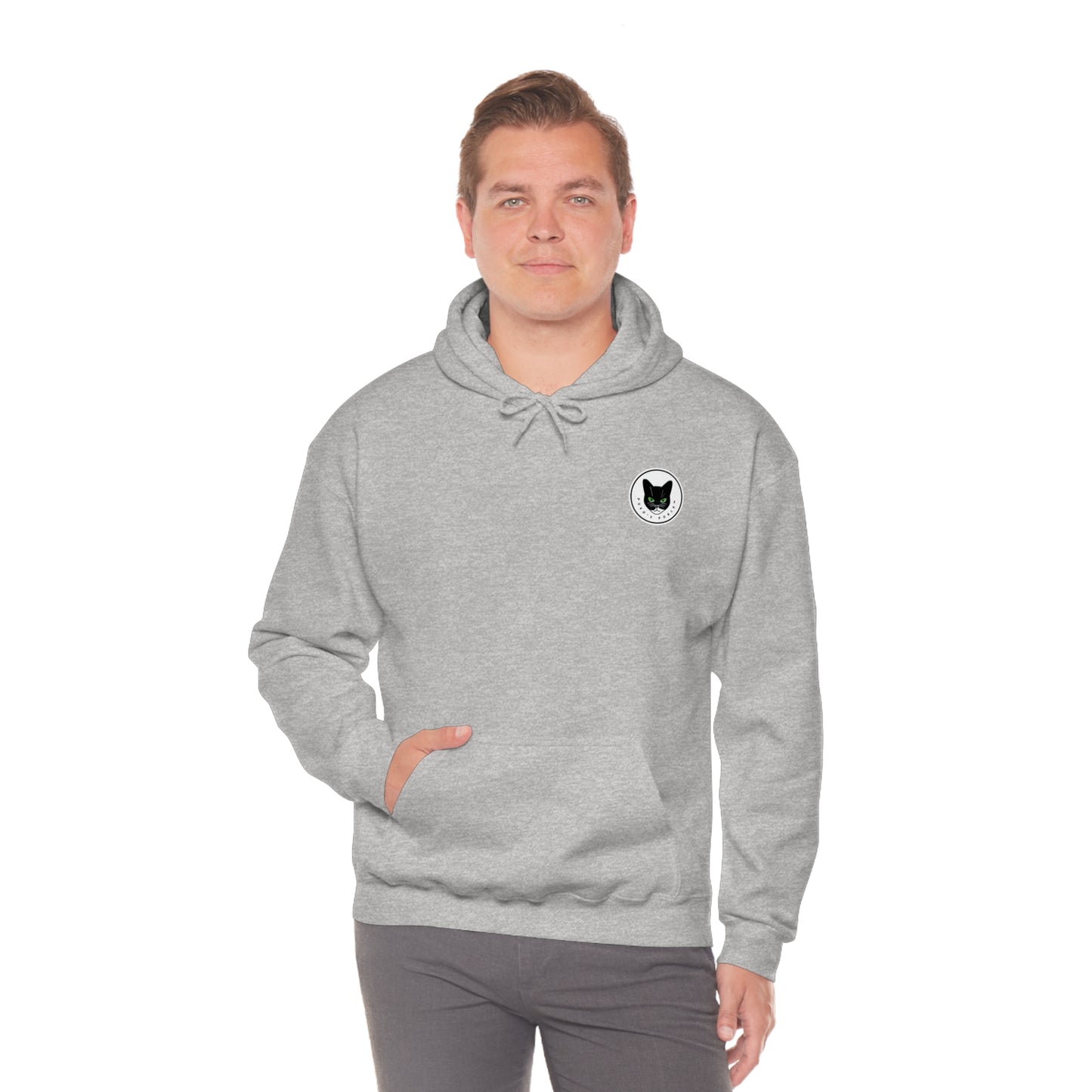 "Kaas, Koffie, Kat" Essentials Hoodie: Embrace Amsterdam's Essence in Style!