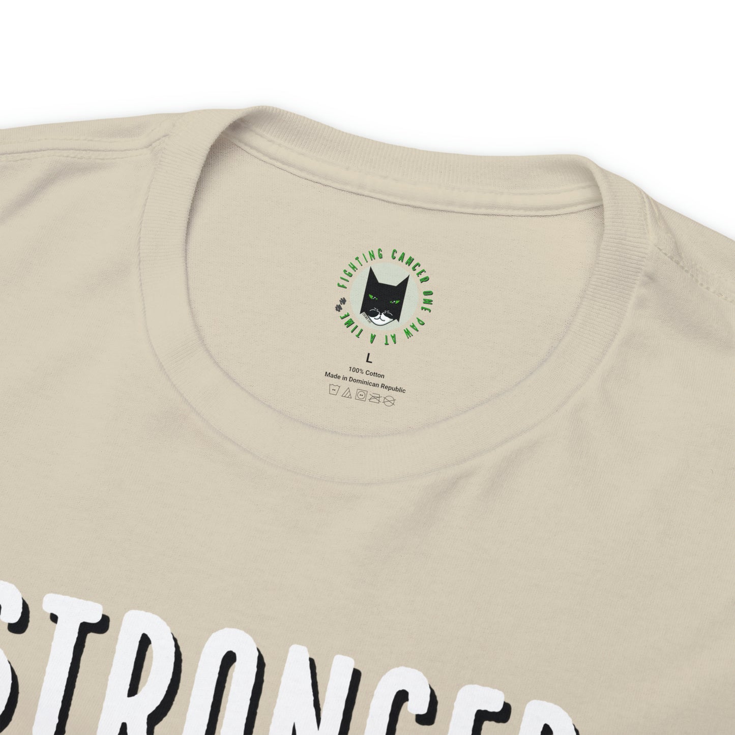 Chemo Cat Collection - Stronger than Cancer T-Shirt: Unleash Your Resilience in Style!