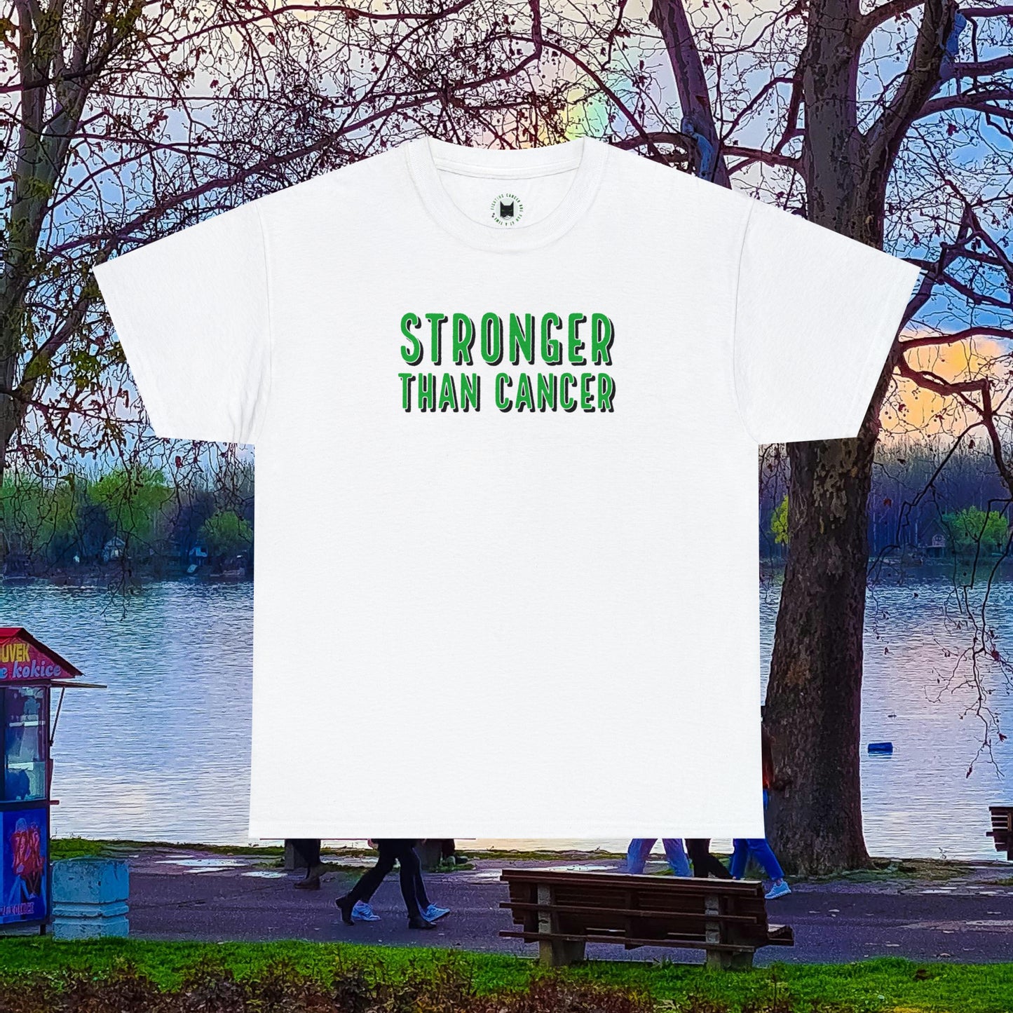 Chemo Cat Collection - Stronger than Cancer T-Shirt: Unleash Your Resilience in Style!