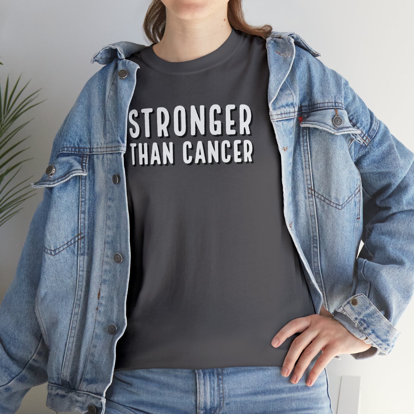 Chemo Cat Collection - Stronger than Cancer T-Shirt: Unleash Your Resilience in Style!