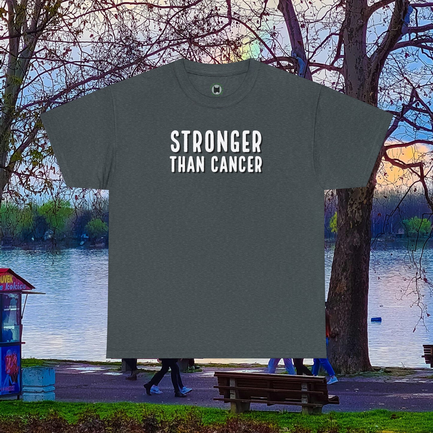 Chemo Cat Collection - Stronger than Cancer T-Shirt: Unleash Your Resilience in Style!