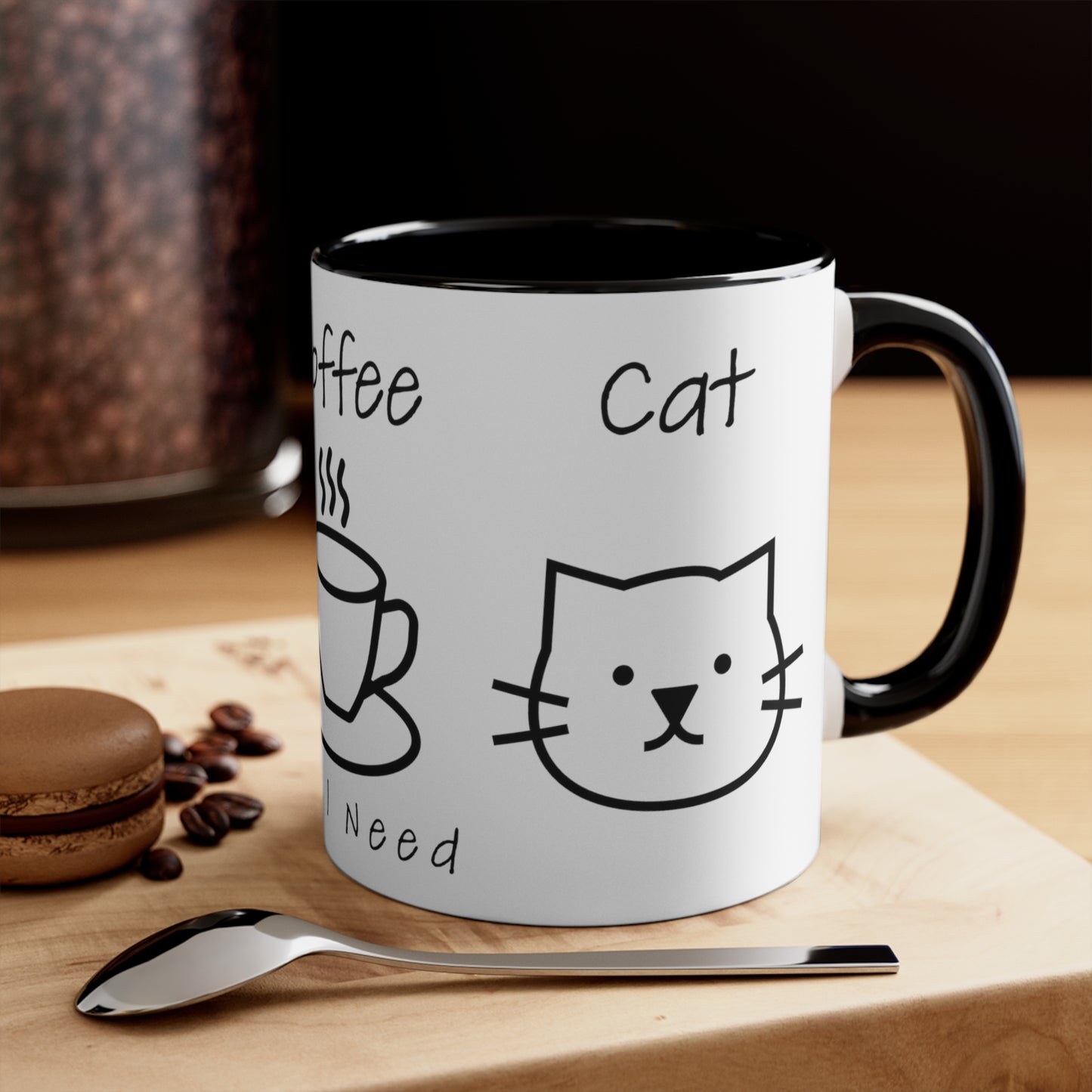 All I Need: Christ, Coffee, Cats-11 oz mug