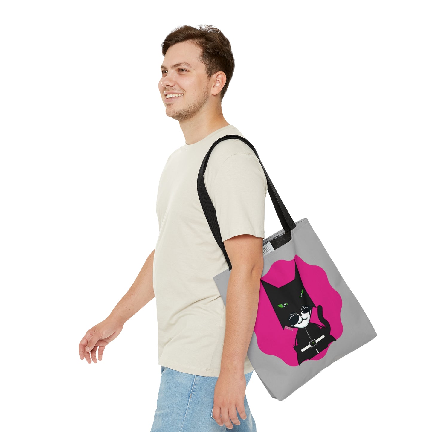 Chemo Cat Tote Bag: Fighting Cancer One Paw at a Time - Practical, Stylish, and Durable for Any Adventure