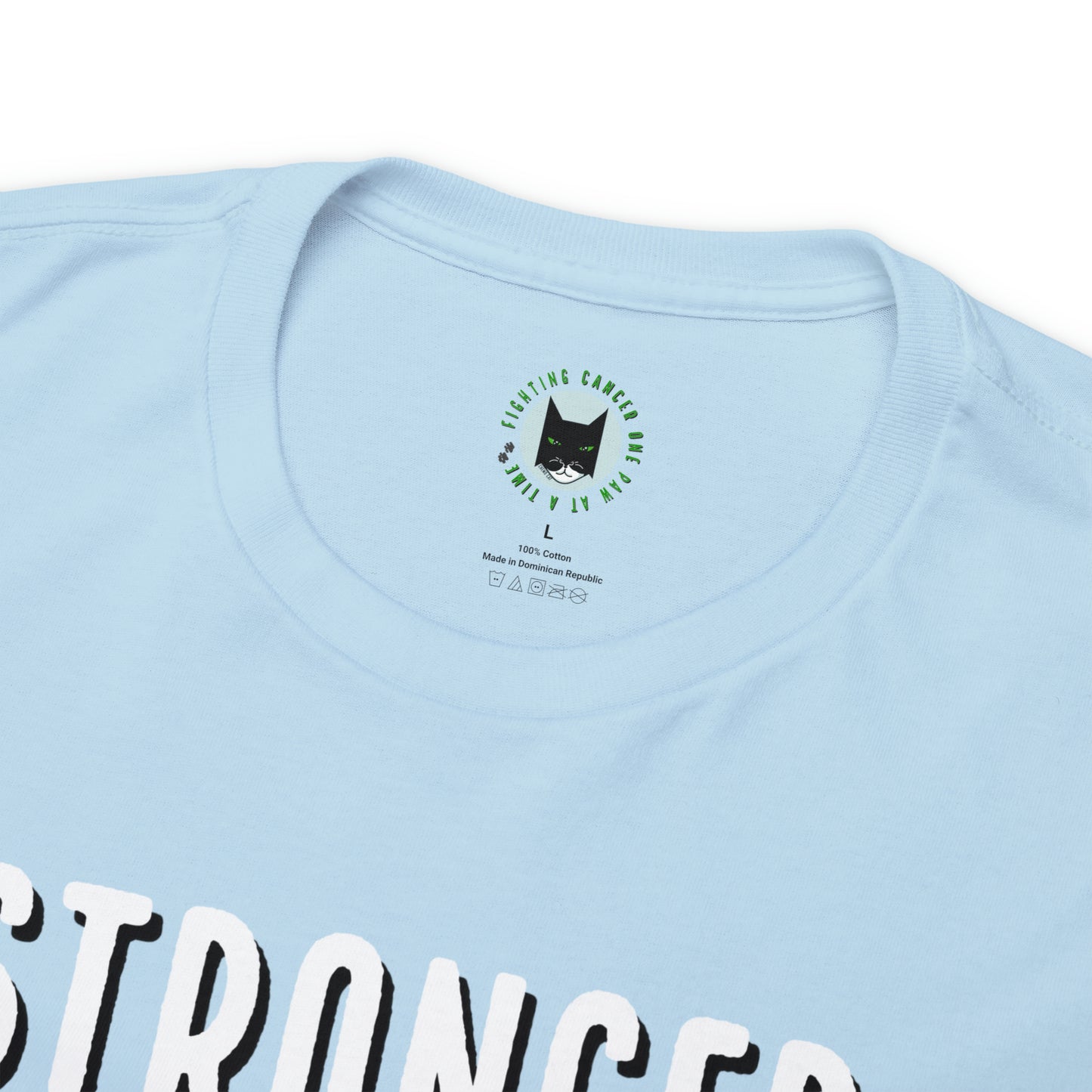 Chemo Cat Collection - Stronger than Cancer T-Shirt: Unleash Your Resilience in Style!