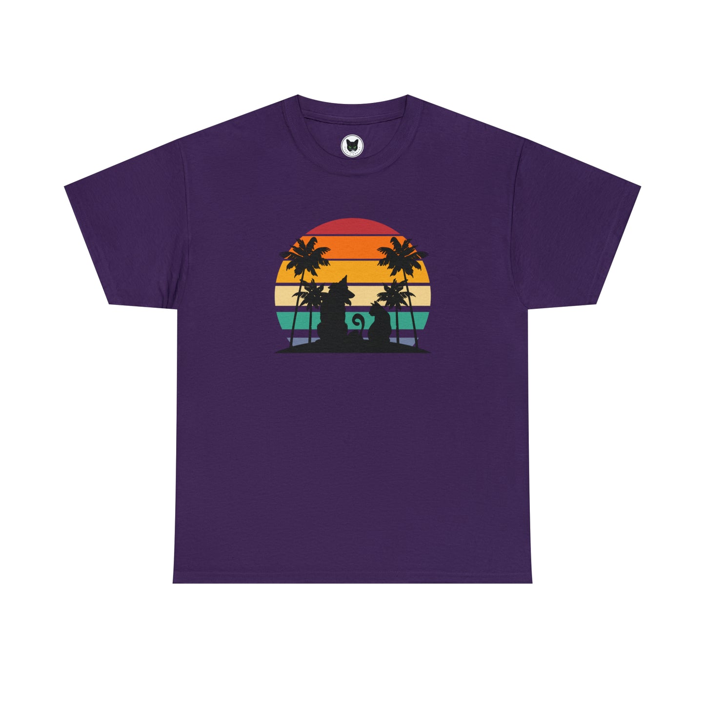 Sunset Paws unisex Heavy Cotton Tee