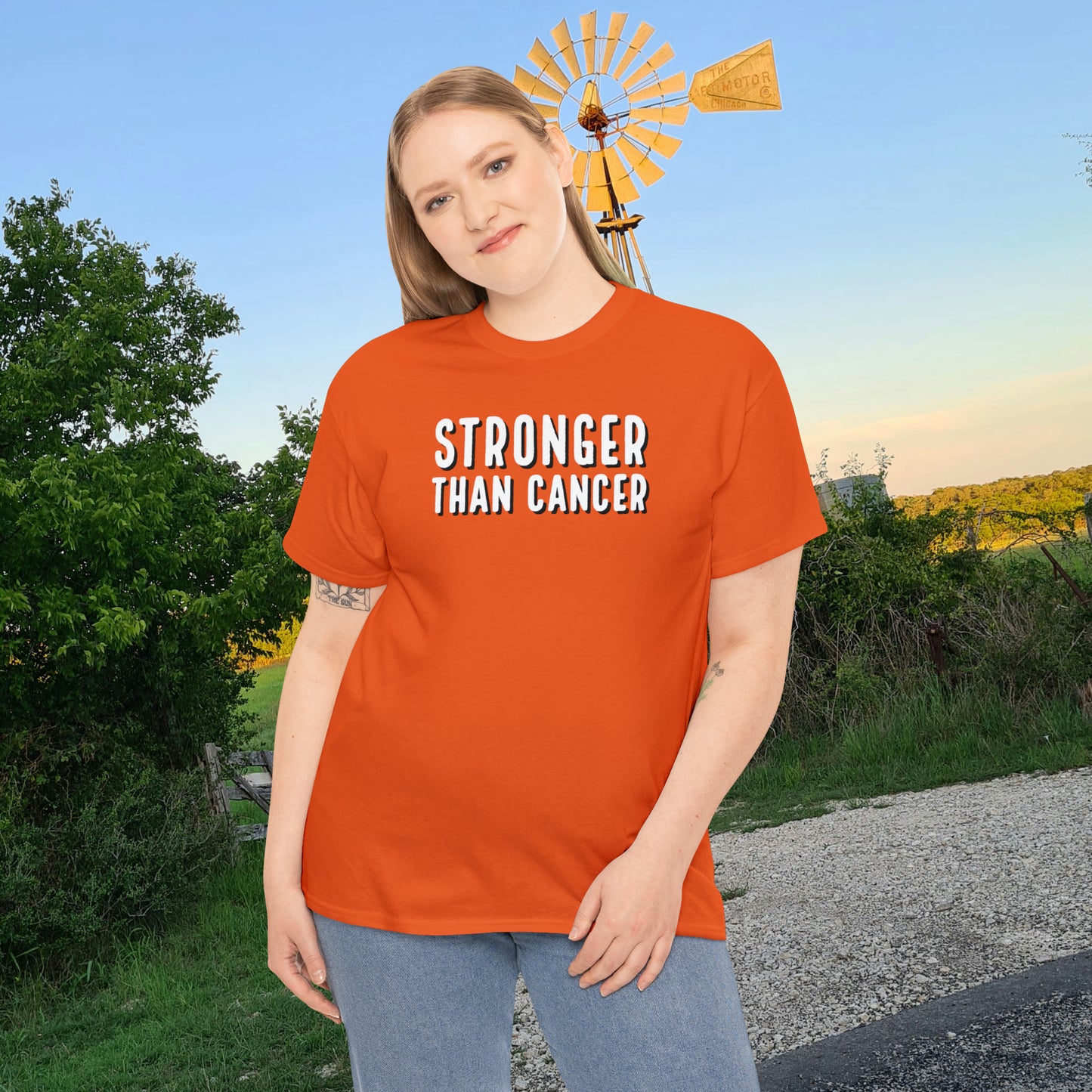 Chemo Cat Collection - Stronger than Cancer T-Shirt: Unleash Your Resilience in Style!