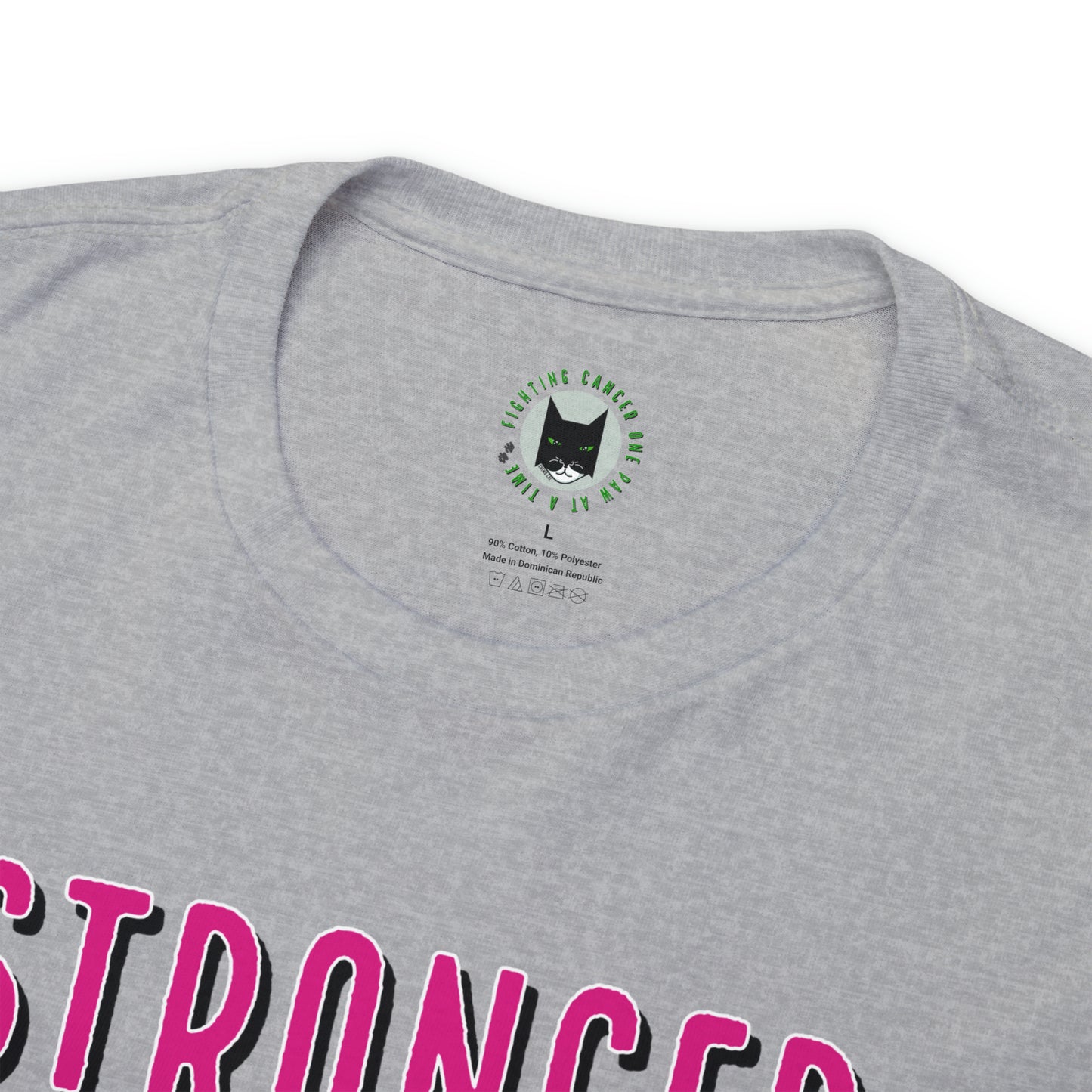 Chemo Cat Collection - Stronger than Cancer T-Shirt: Unleash Your Resilience in Style!