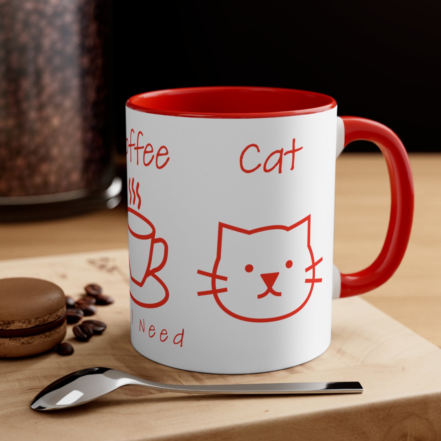 All I Need: Christ, Coffee, Cats-11 oz mug