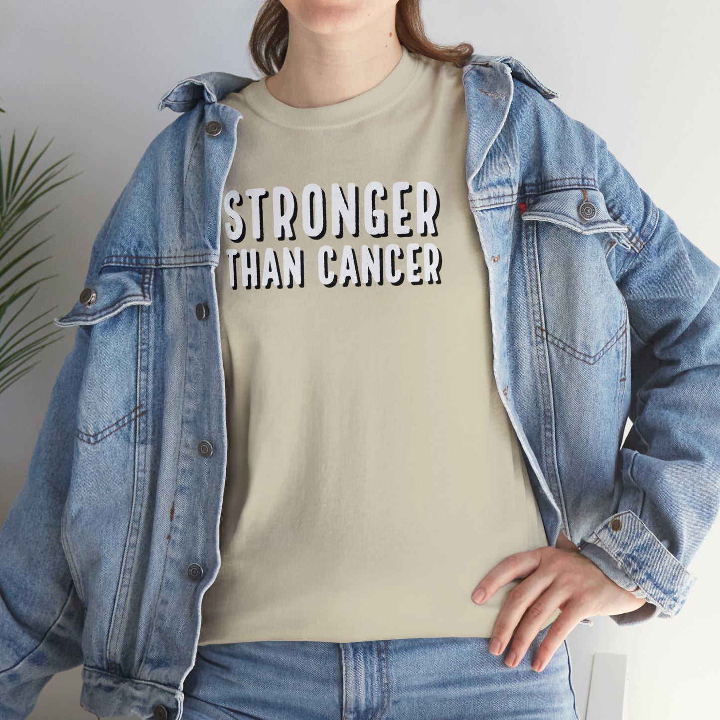 Chemo Cat Collection - Stronger than Cancer T-Shirt: Unleash Your Resilience in Style!