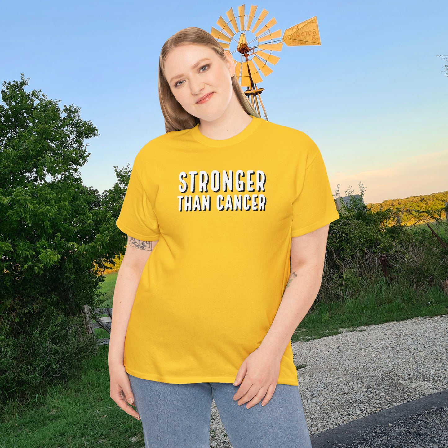 Chemo Cat Collection - Stronger than Cancer T-Shirt: Unleash Your Resilience in Style!