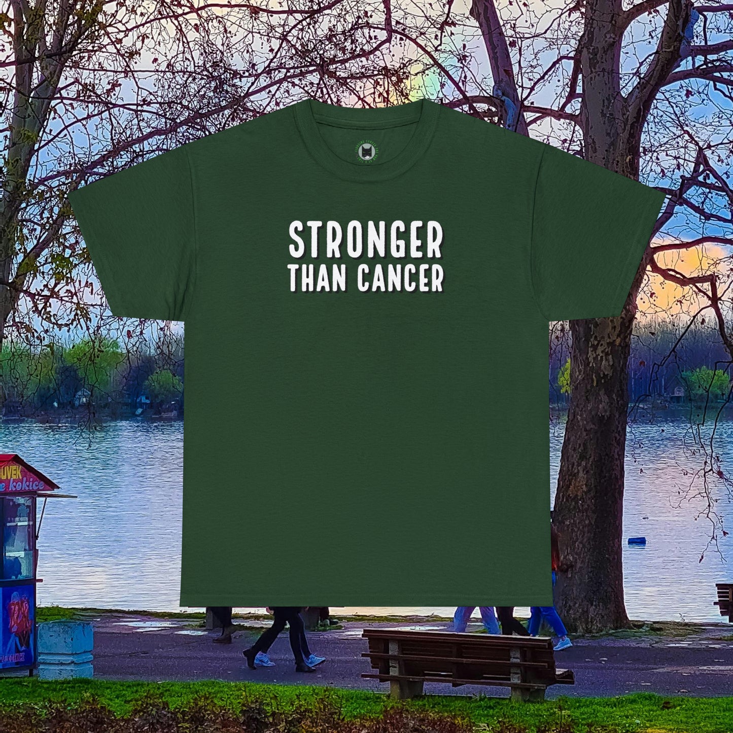 Chemo Cat Collection - Stronger than Cancer T-Shirt: Unleash Your Resilience in Style!