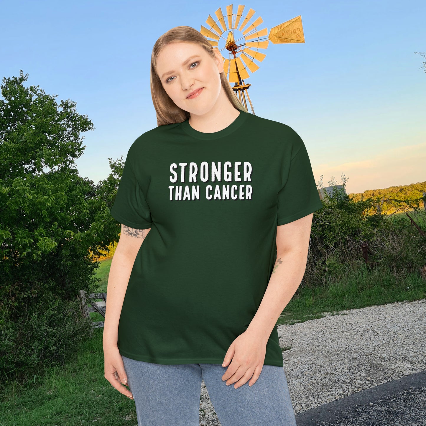 Chemo Cat Collection - Stronger than Cancer T-Shirt: Unleash Your Resilience in Style!