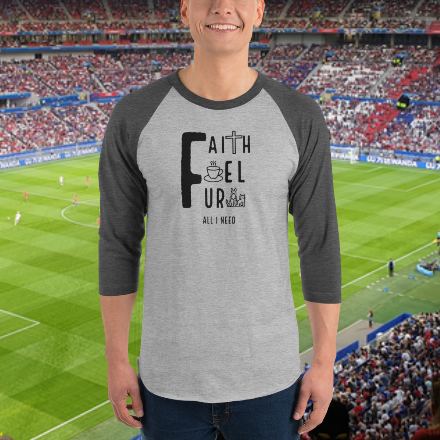 Faith, Fuel, Fur- All I Need:  Baseball T-shirt