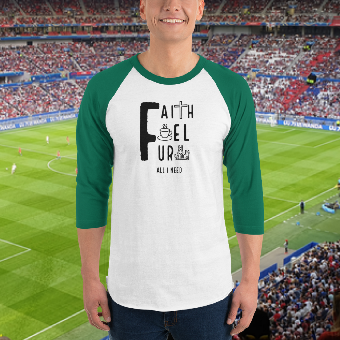 Faith, Fuel, Fur- All I Need:  Baseball T-shirt