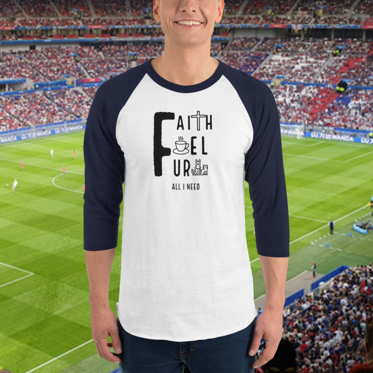 Faith, Fuel, Fur- All I Need:  Baseball T-shirt