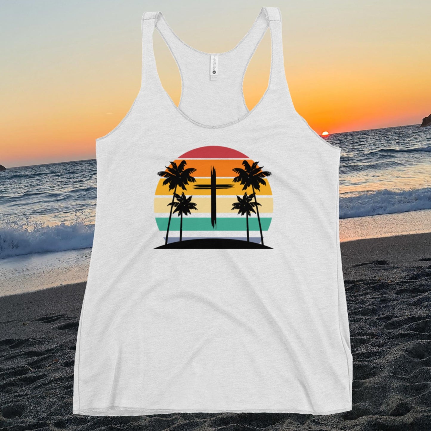 Soakin' up the Son" Racerback Tank