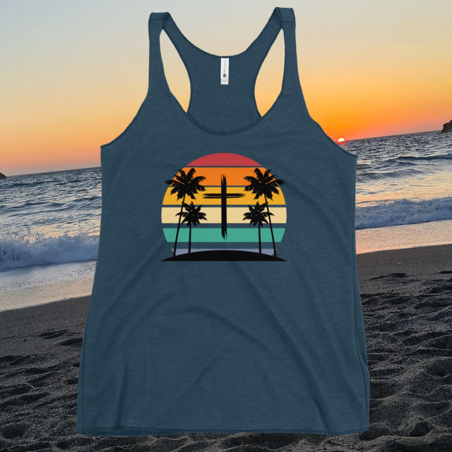 Soakin' up the Son" Racerback Tank