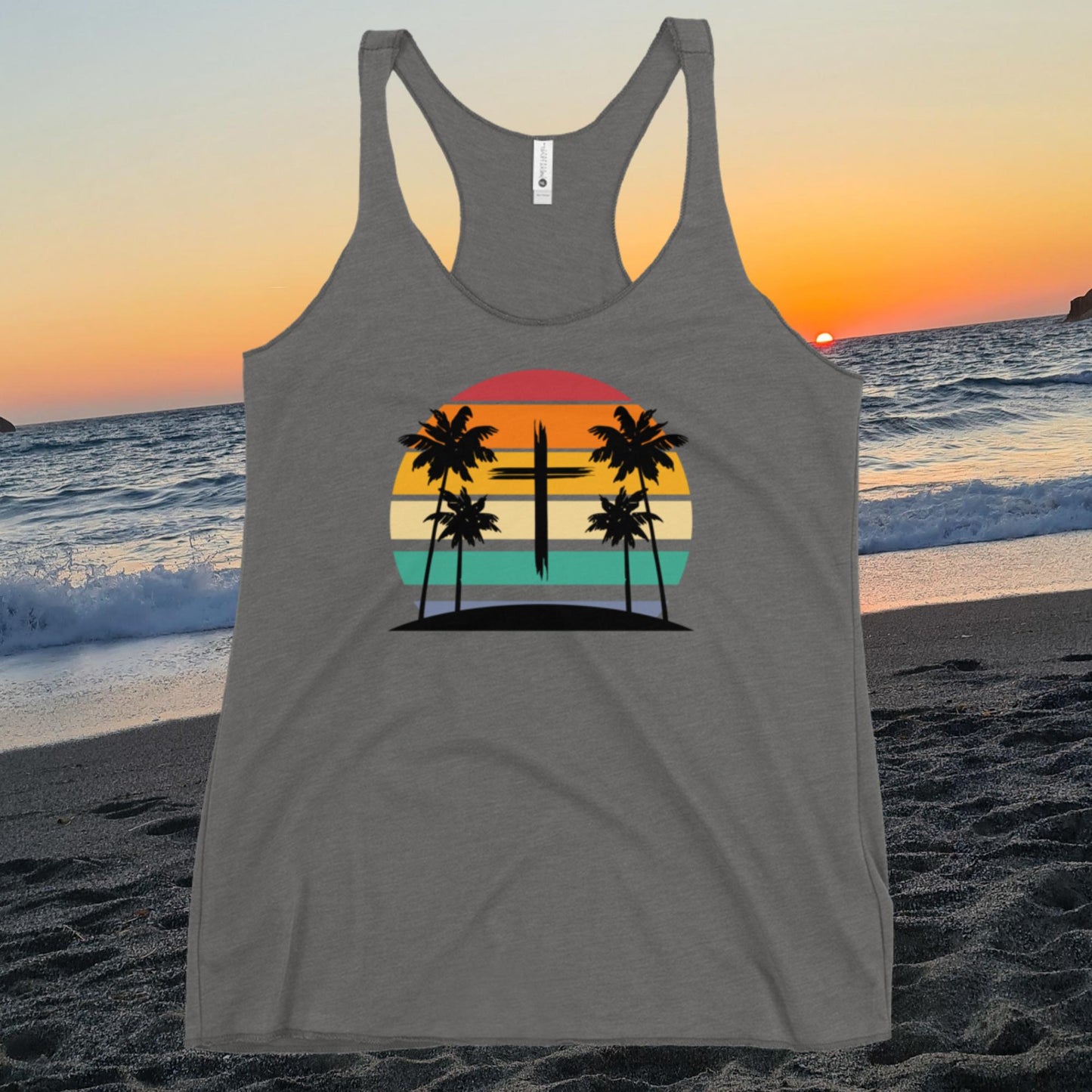 Soakin' up the Son" Racerback Tank