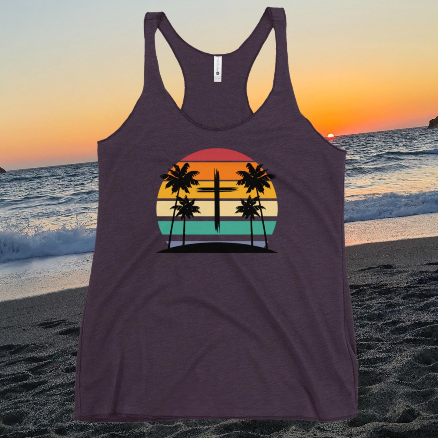 Soakin' up the Son" Racerback Tank