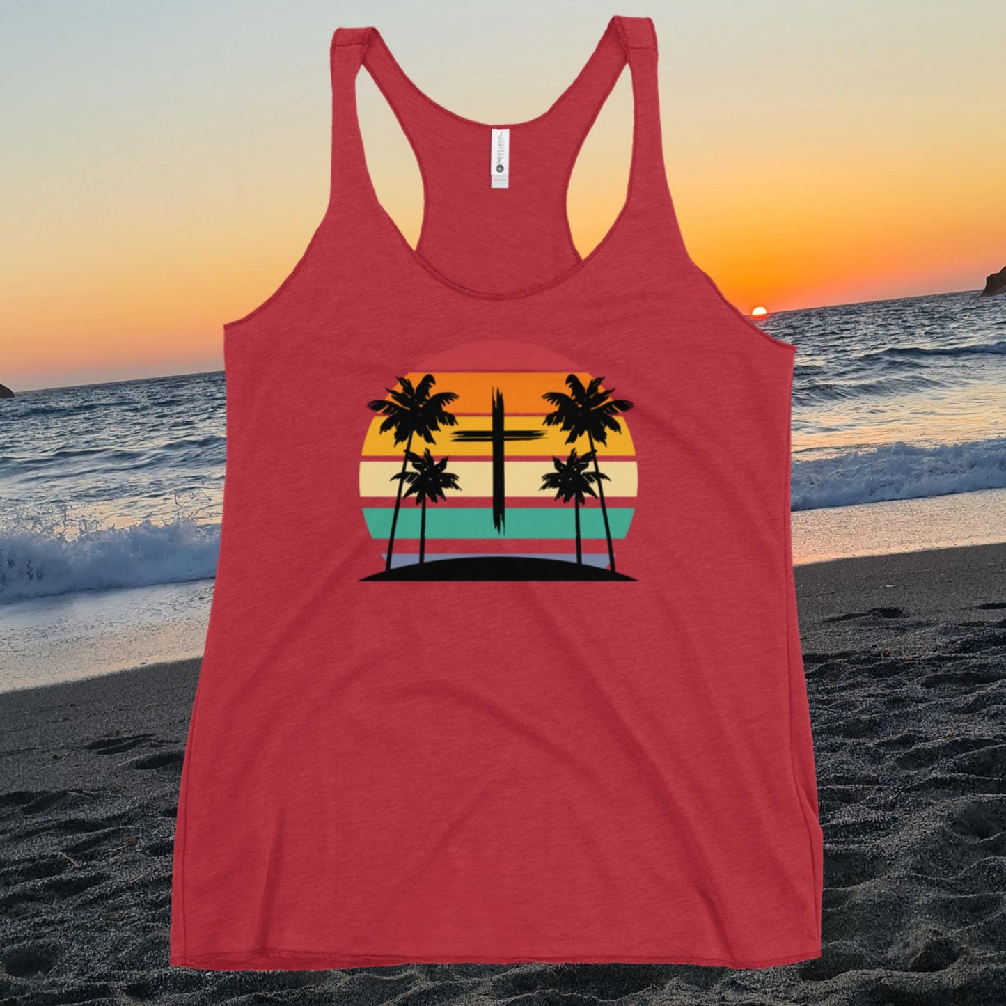 Soakin' up the Son" Racerback Tank