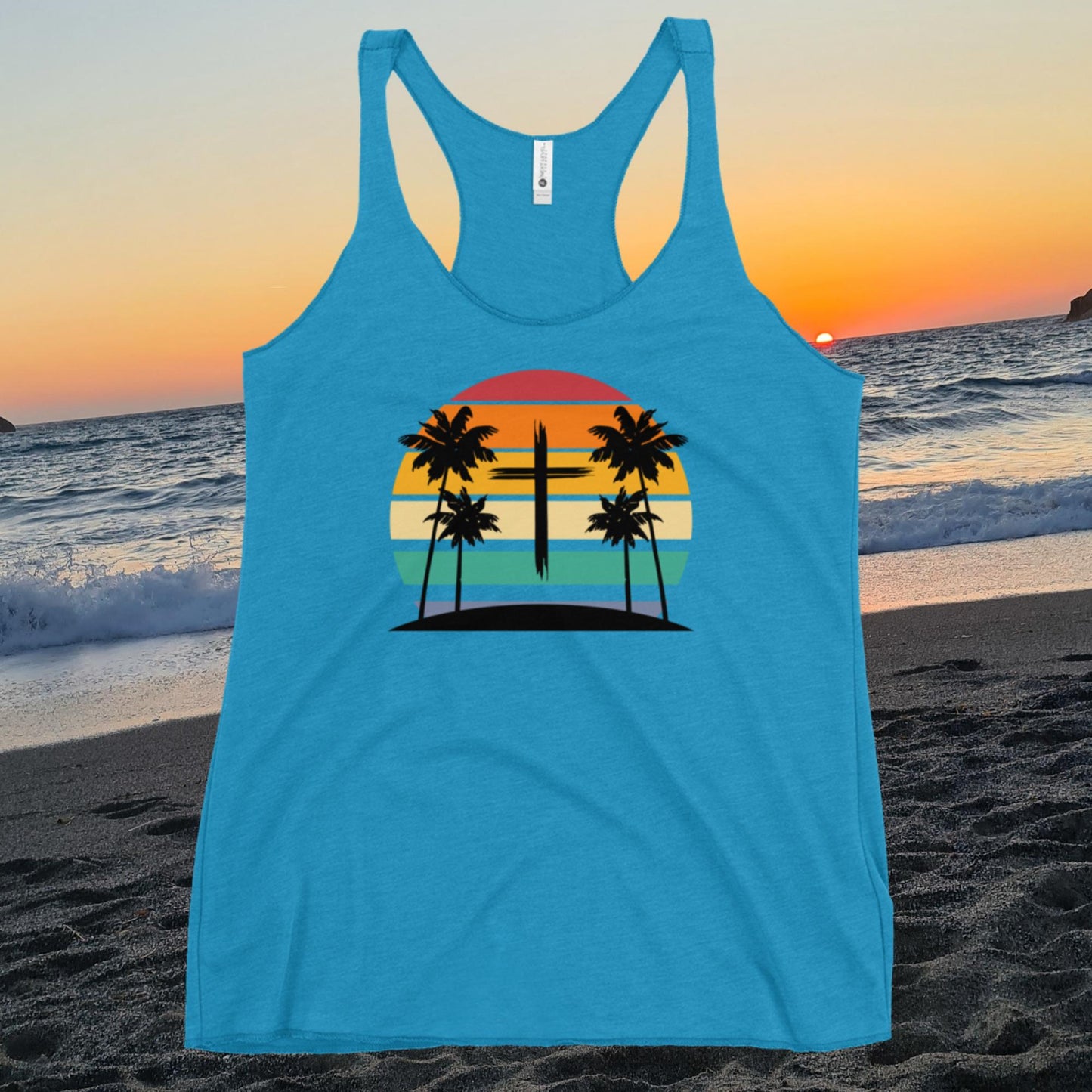 Soakin' up the Son" Racerback Tank