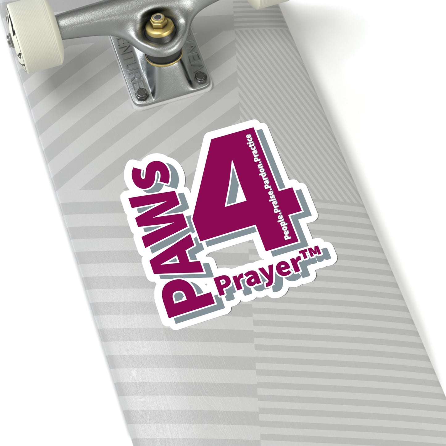 Paws 4 Prayer™ Logo- Maroon