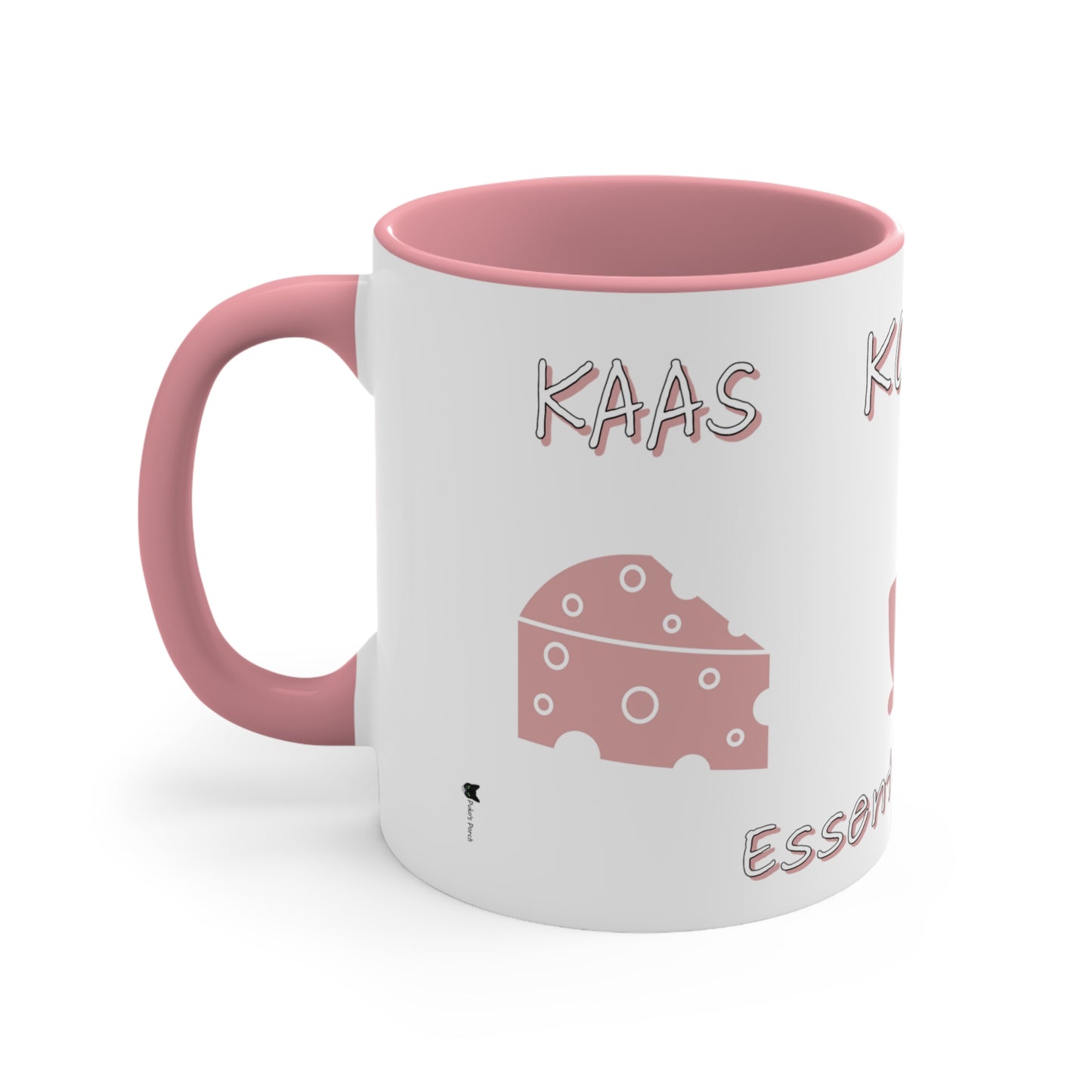 "Living In Amsterdam Essentials Coffee Mug: Kaas, Koffie, Kat - Embrace the True Essence of Amsterdam!"