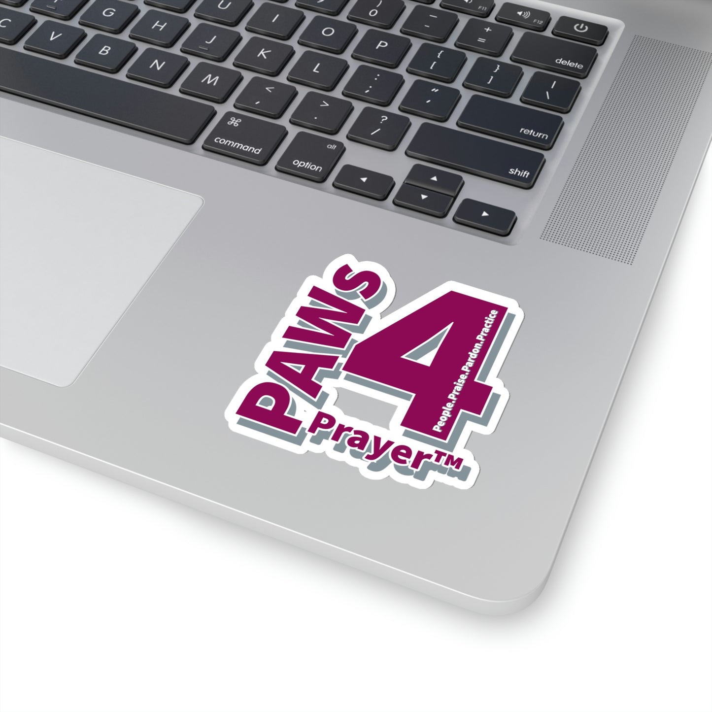 Paws 4 Prayer™ Logo- Maroon