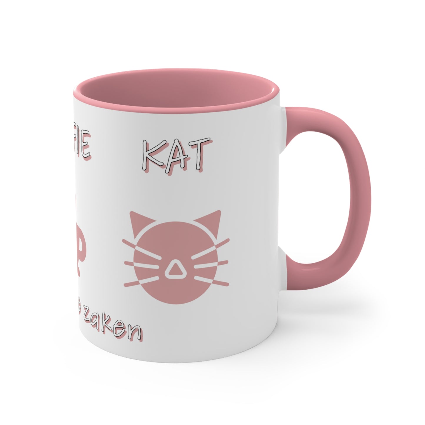 "Living In Amsterdam Essentials Coffee Mug: Kaas, Koffie, Kat - Embrace the True Essence of Amsterdam!"