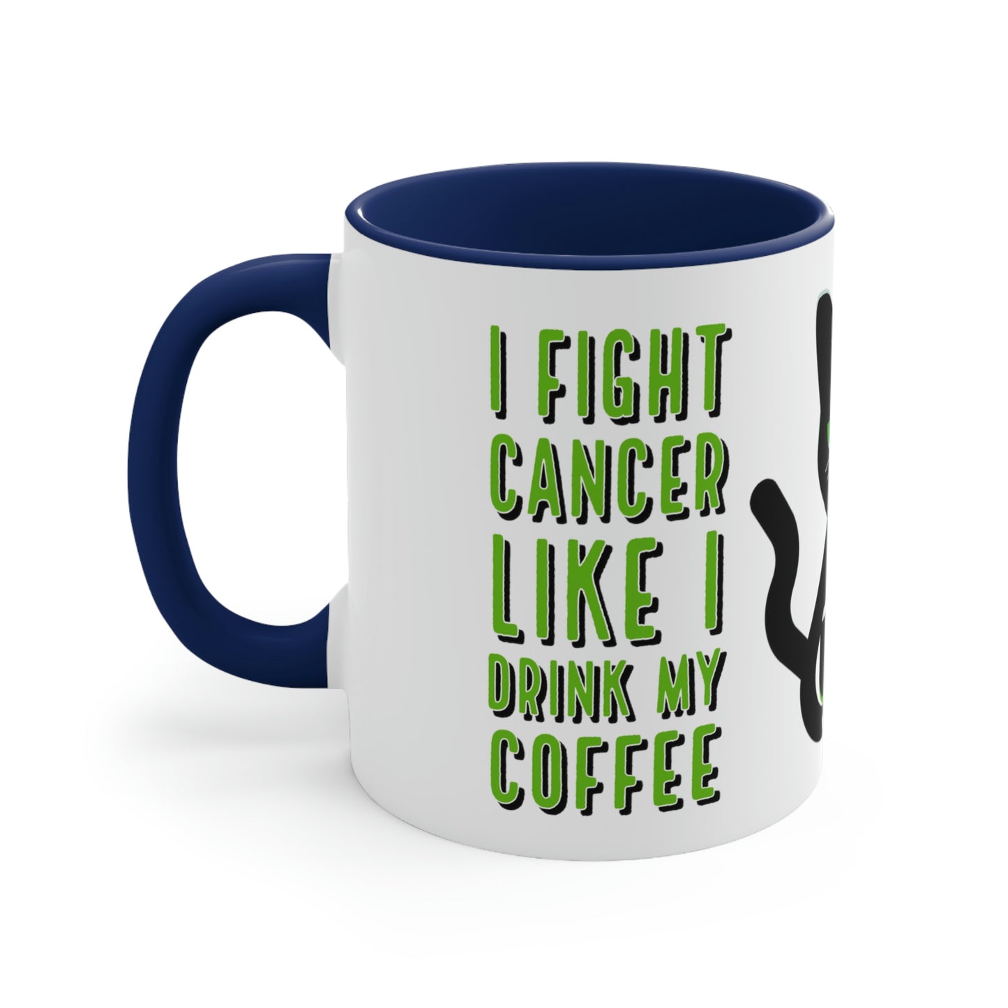 Purrfect Cancer Comfort Mug-Accent Coffee Mug, 11oz