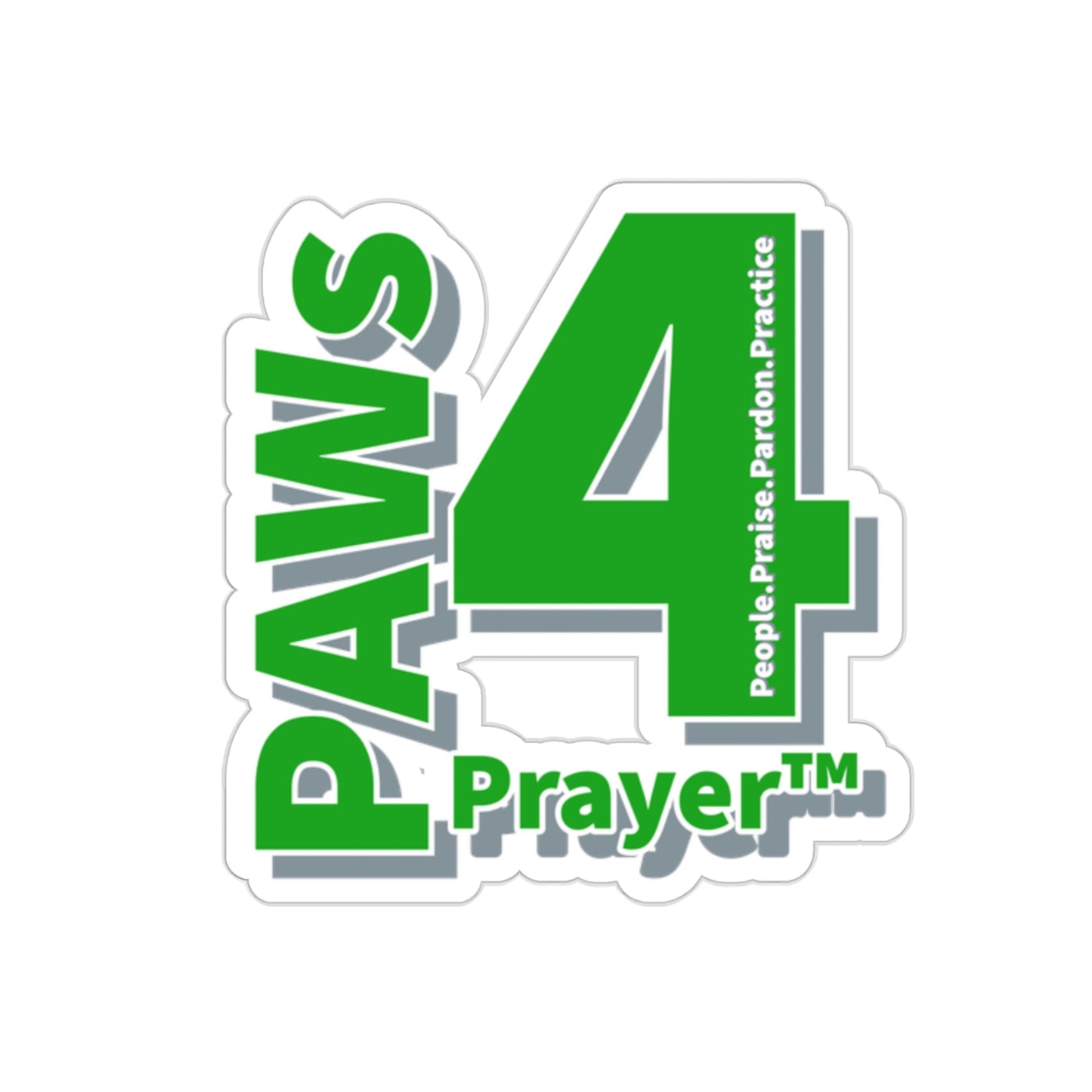 Paws 4 Prayer™ Logo-Green