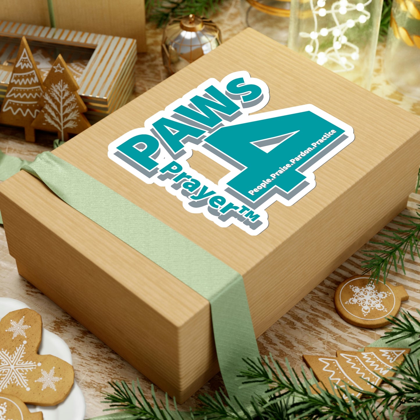 Paws 4 Prayer™ Logo- Teal