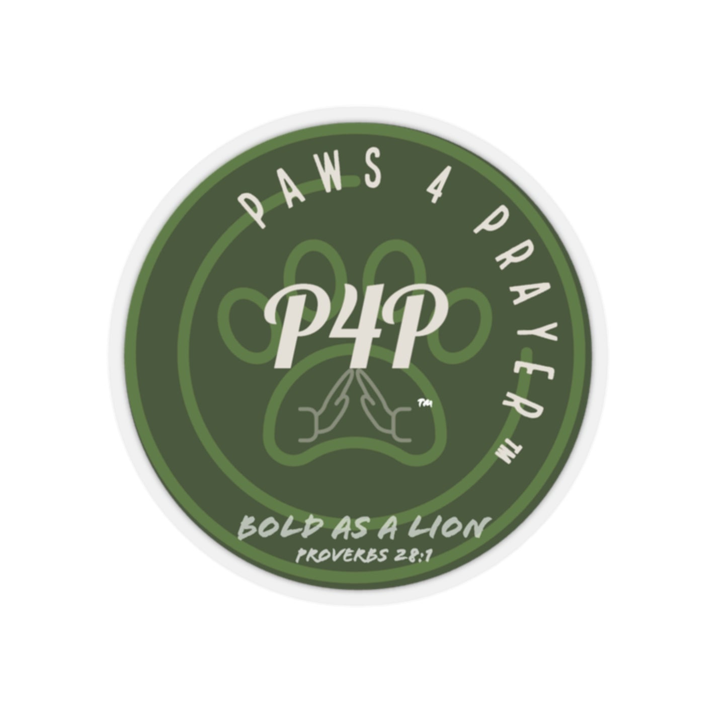 P4P™ Logo-Sticker: Green