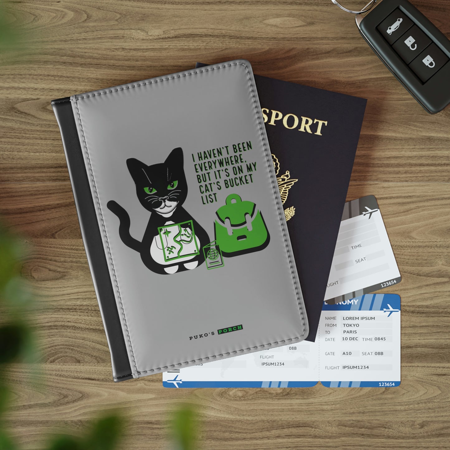 Cat Bucket List: Passport Cover