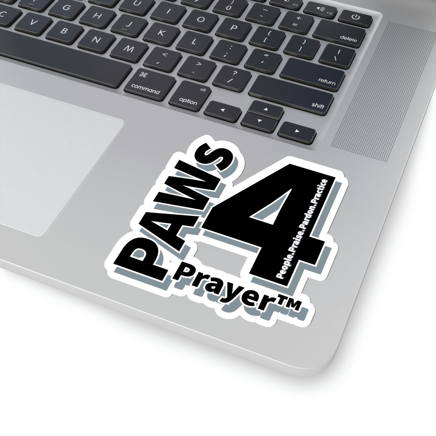 Paws 4 Prayer™ Logo- Black