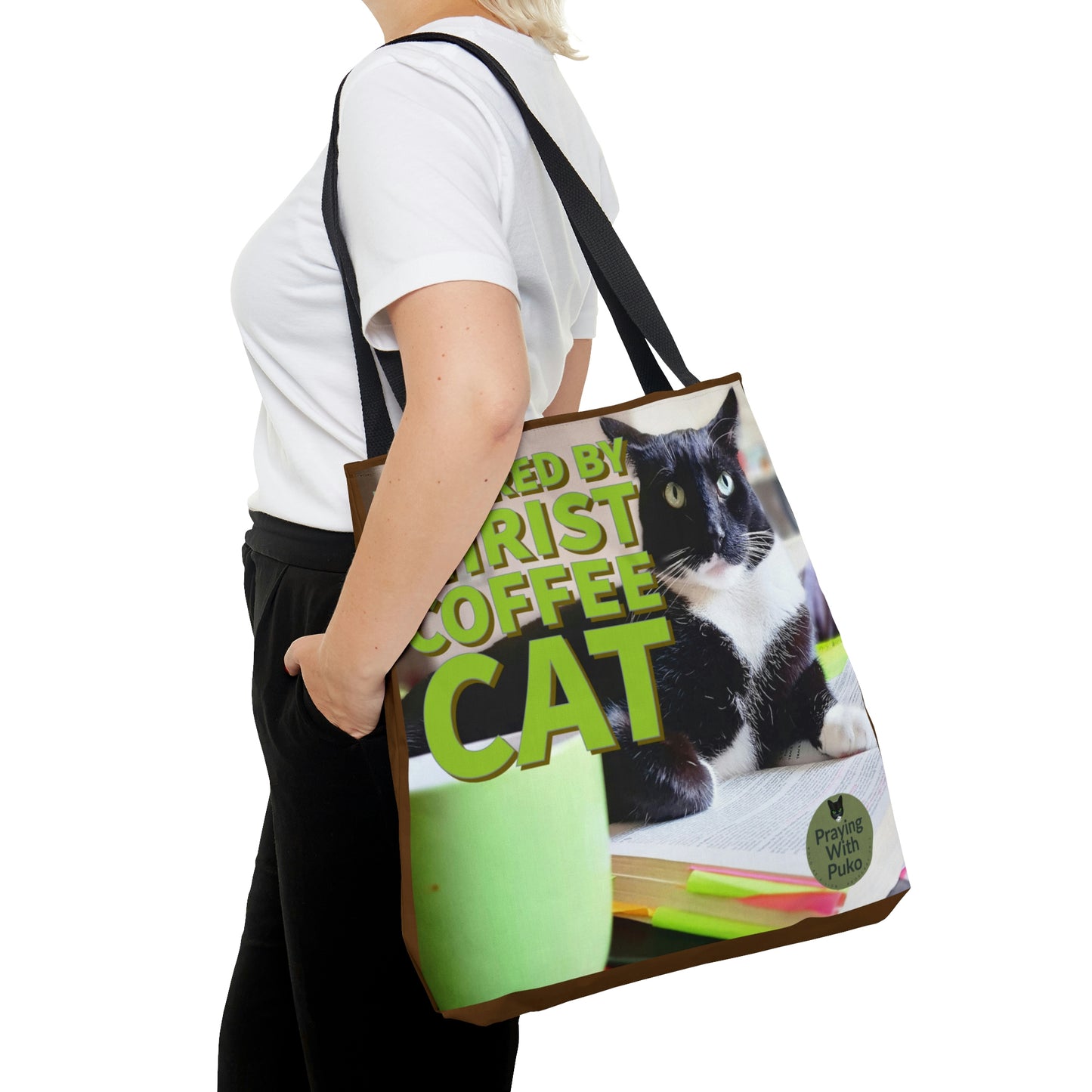 Paws 4 Prayer-Christ,Coffee,Cat-Tote